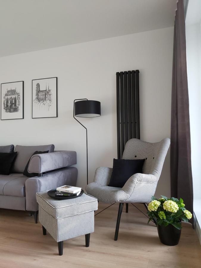 Apartament 150 Zaspa Vvita Z Prywatnym Ogrodem I Tarasem Гданськ Екстер'єр фото