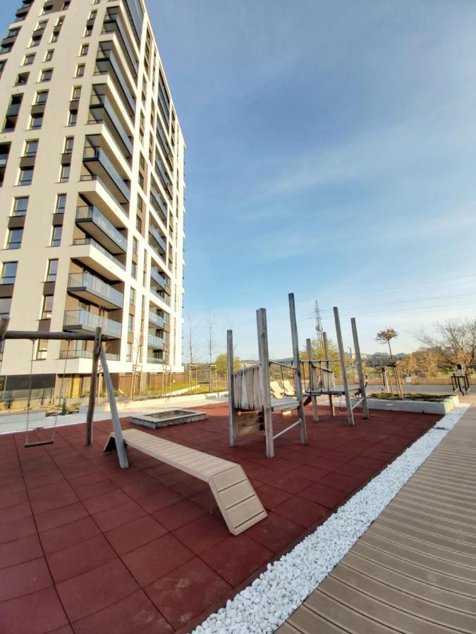 Apartament 150 Zaspa Vvita Z Prywatnym Ogrodem I Tarasem Гданськ Екстер'єр фото