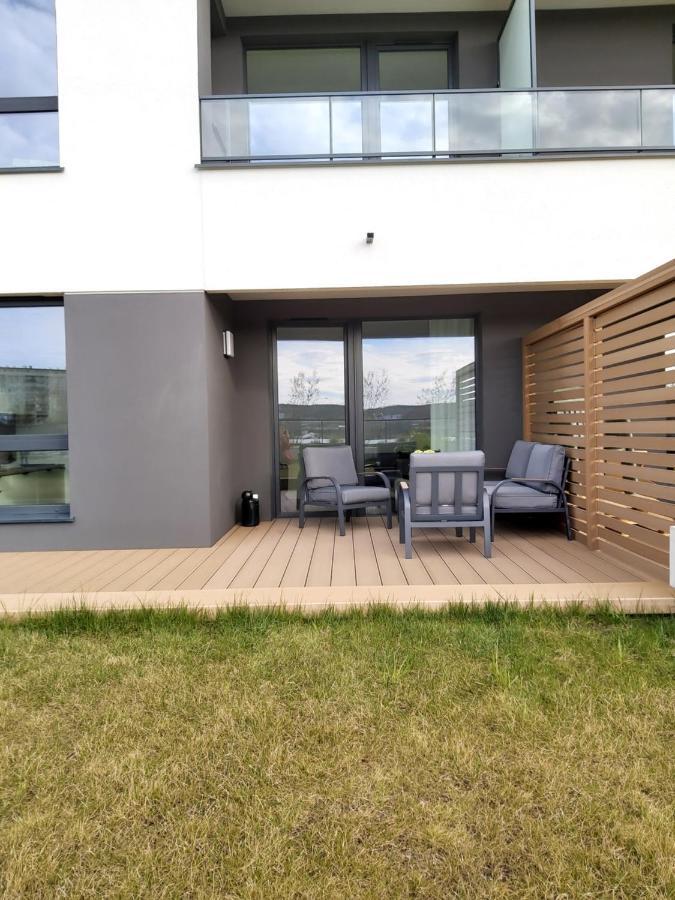 Apartament 150 Zaspa Vvita Z Prywatnym Ogrodem I Tarasem Гданськ Екстер'єр фото