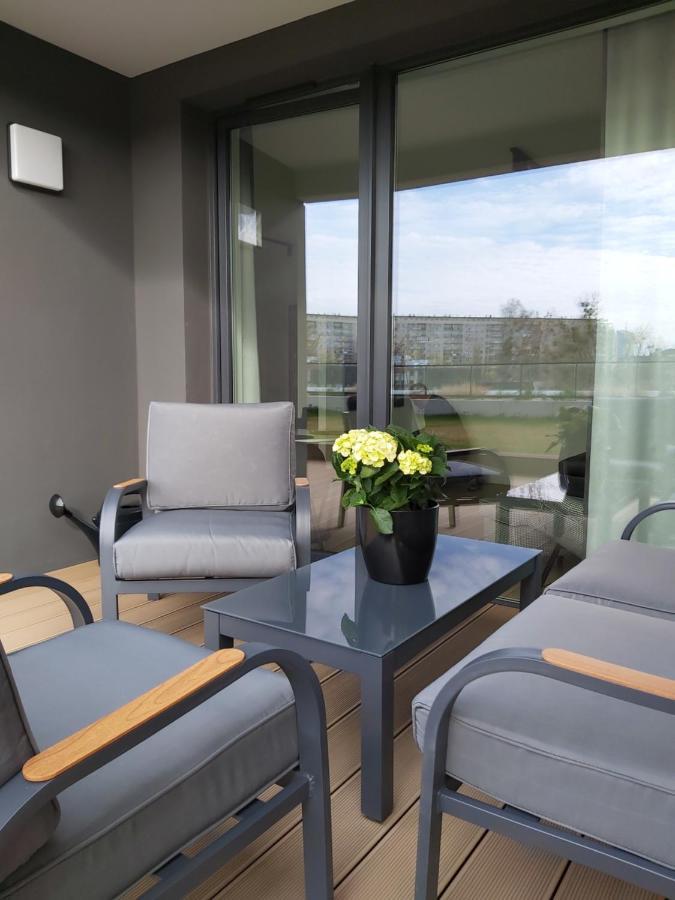Apartament 150 Zaspa Vvita Z Prywatnym Ogrodem I Tarasem Гданськ Екстер'єр фото