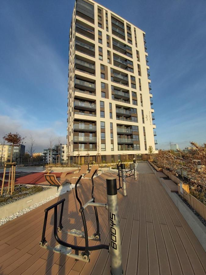 Apartament 150 Zaspa Vvita Z Prywatnym Ogrodem I Tarasem Гданськ Екстер'єр фото