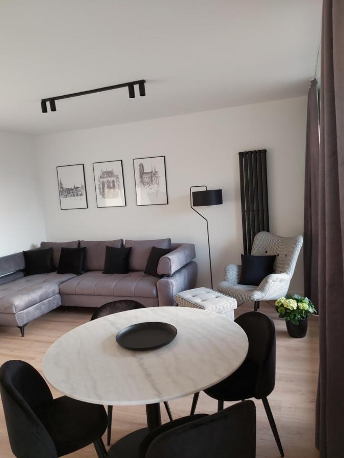 Apartament 150 Zaspa Vvita Z Prywatnym Ogrodem I Tarasem Гданськ Екстер'єр фото