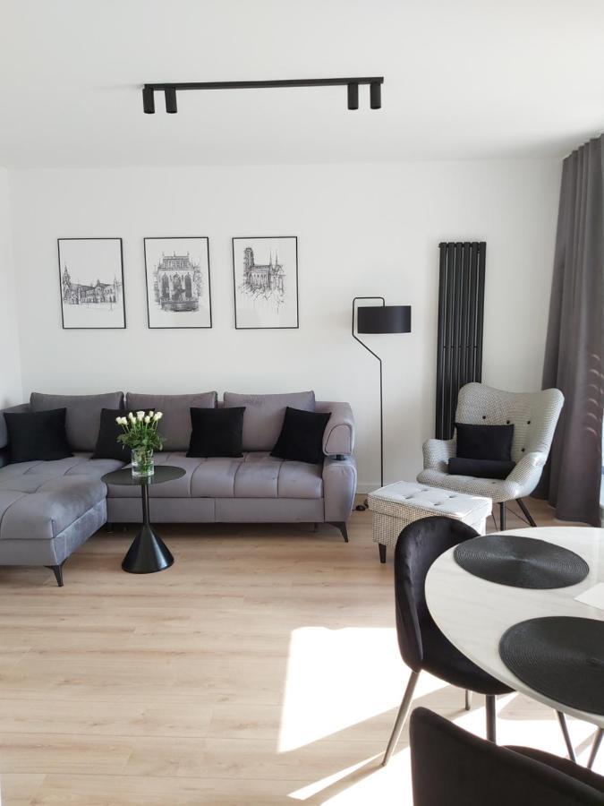 Apartament 150 Zaspa Vvita Z Prywatnym Ogrodem I Tarasem Гданськ Екстер'єр фото