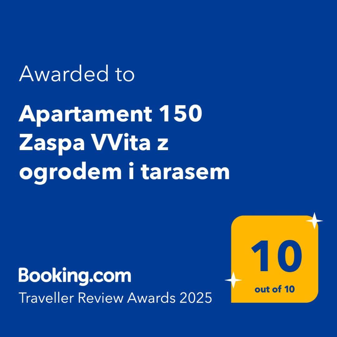Apartament 150 Zaspa Vvita Z Prywatnym Ogrodem I Tarasem Гданськ Екстер'єр фото